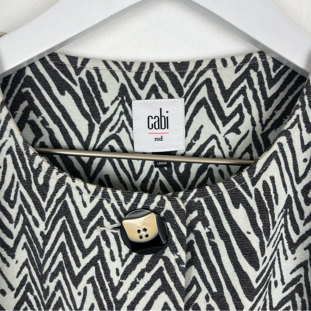 Cabi Zig Zag Ponte Knit Jacket style #3034 - Picture 4 of 11